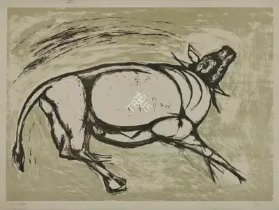 Tyeb Mehta (Artist), Kultura, 1958, Graphic Art