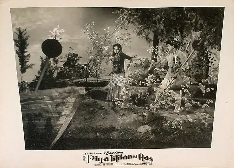 Russi Billimoria (Cinematographer), Piya Milan Ki Aas, 1961, Lobby Card