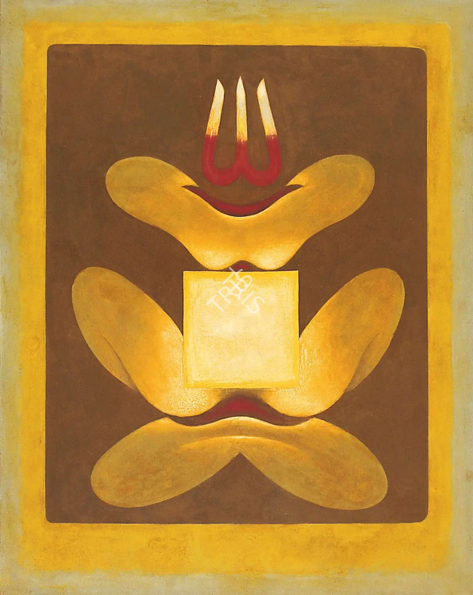 Santosh, G.R. (Artist). Untitled, 1970 | Painting, Os.Del/27.01.12, 2012 · Osian's