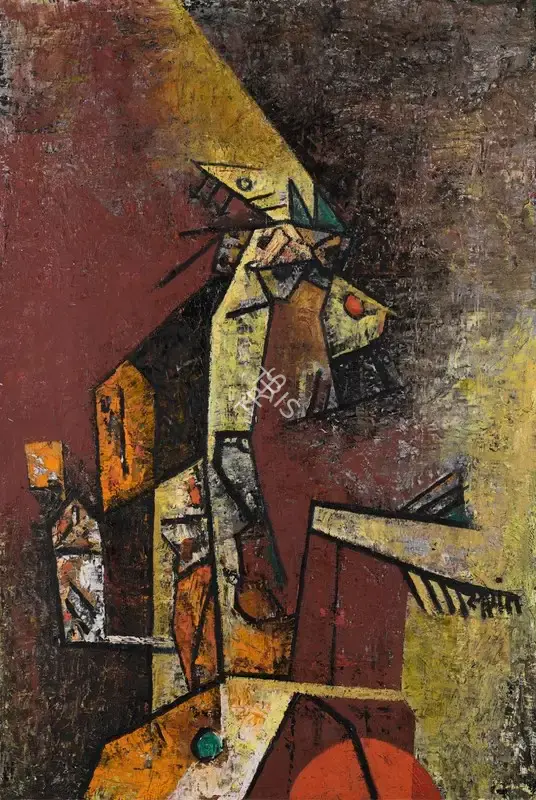 Mohan Samant (Artist), Untitled (Dawn), Painting