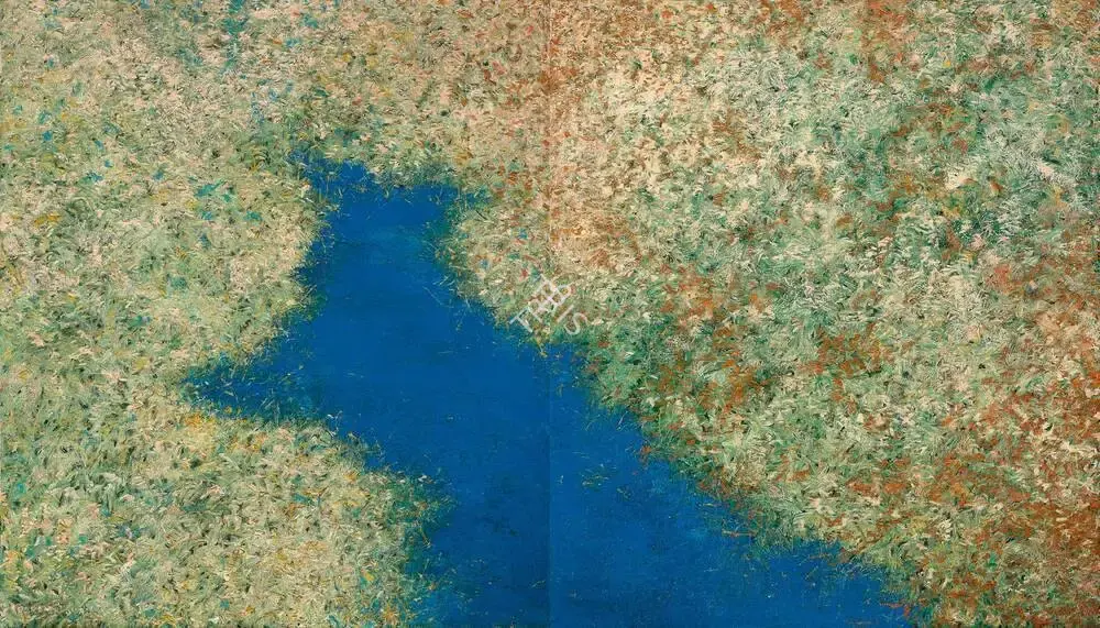 Paramjit Singh (Artist), River Path, 1995, Painting