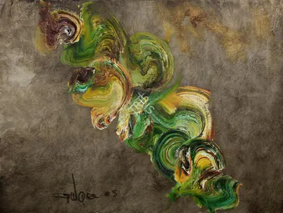 Ismail Gulgee (Artist), Untitled (Abstract), 2003, Painting