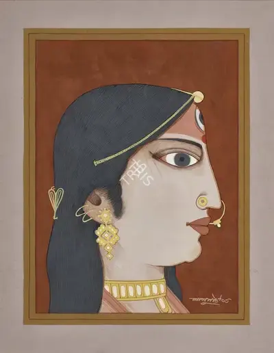 Lalu Prasad Shaw (Artist), Untitled, 2003, Painting