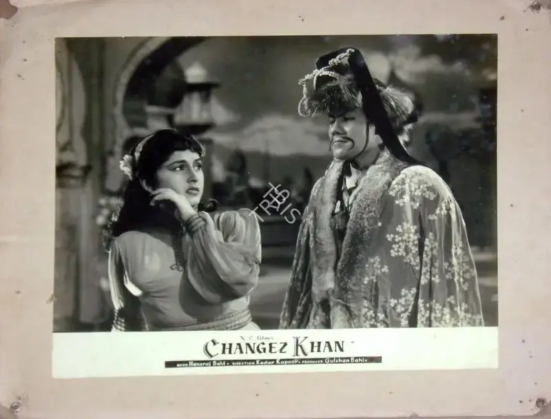 Y.D. Sarpotdar (Cinematographer), Changez Khan, 1957, Lobby Card