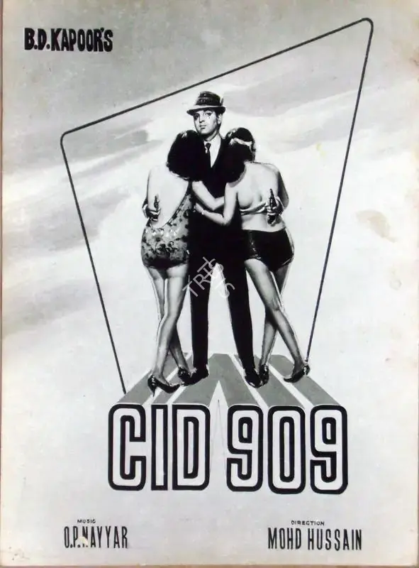 B.D. Kapoor (Producer), C I D 909, 1967, Lobby Card
