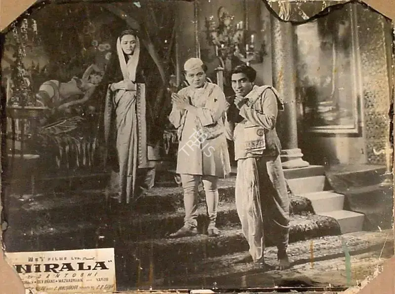 Debendra Shanker Mukherjee (Director), Nirala, 1950, Lobby Card