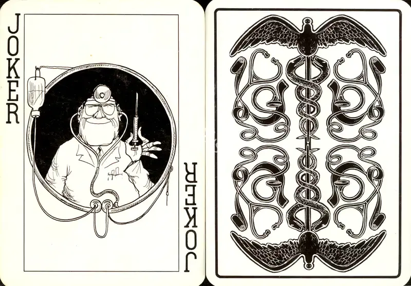 Le Jeu des Medecins, 1983, Playing Cards