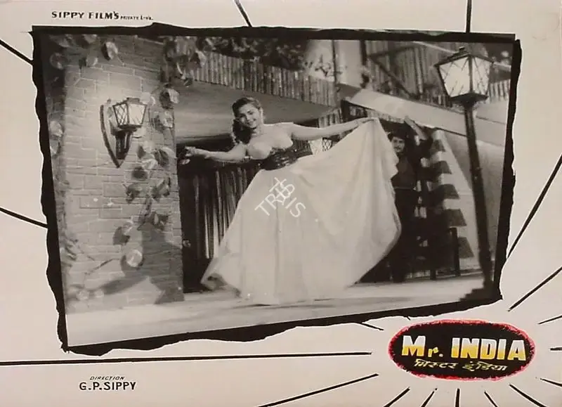 Roque M. Layton (Cinematographer), Mr India, 1961, Lobby Card