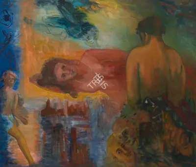 Nalini Malani (Artist), Love, 1991, Painting
