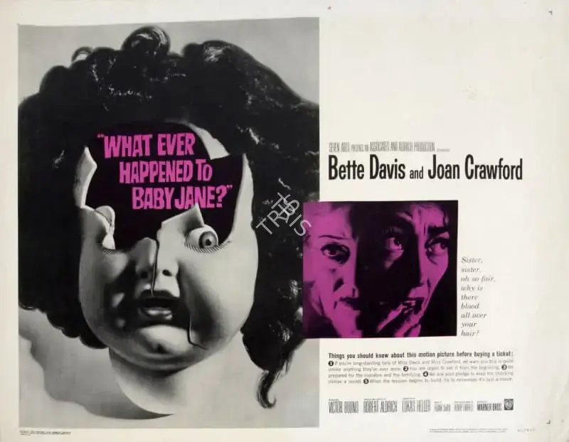 Robert Aldrich (Producer), What Ever Happened To Baby Jane?, 1962, Poster