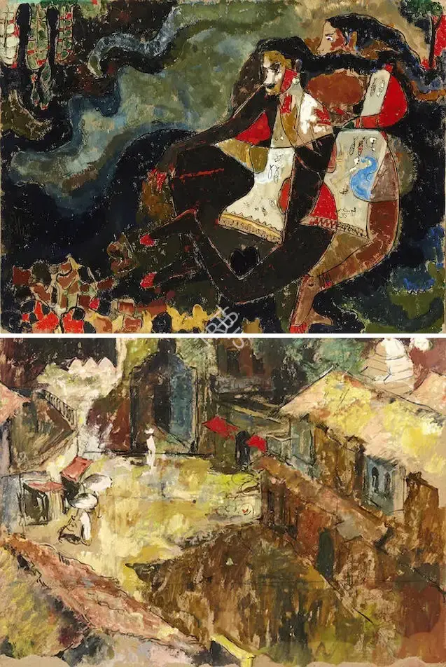 Mohan Samant (Artist), Untitled, 1954, Painting