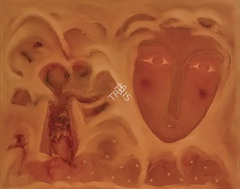 S.G. Vasudev (Artist), The Worship, 2004, Painting