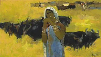 Arup Das (Artist), Untitled, Painting