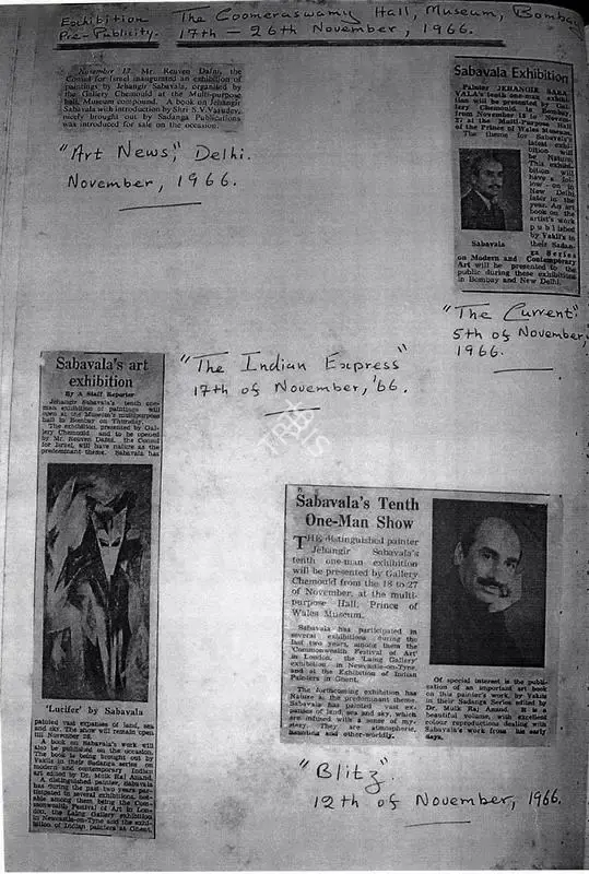Untitled, 1966, Newspaper Clipping