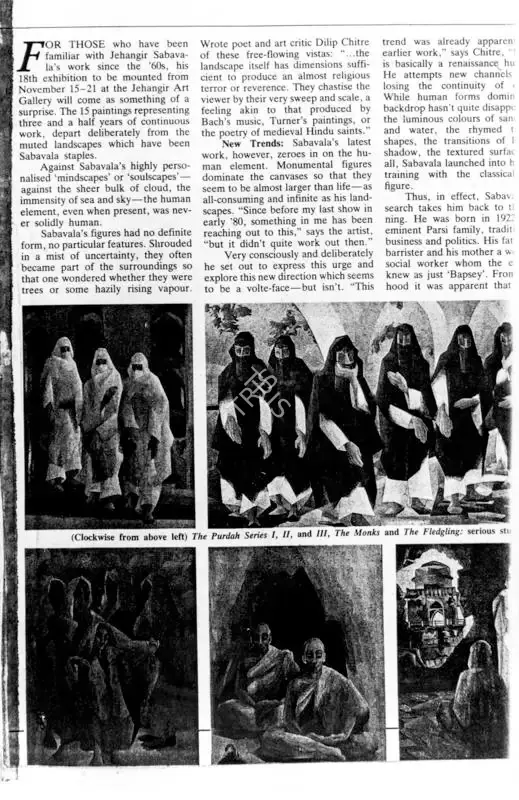 Shirin Bahadurji (Editor), Untitled, 1983, Magazine Clipping