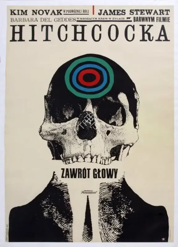 Roman Cieslewicz (Poster Designer), Vertigo (1958), 1958, Poster