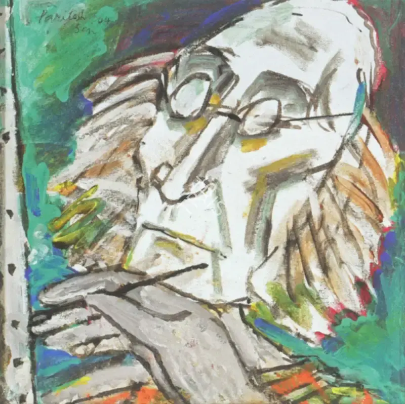 Paritosh Sen (Artist), Self Portrait, 2004, Painting
