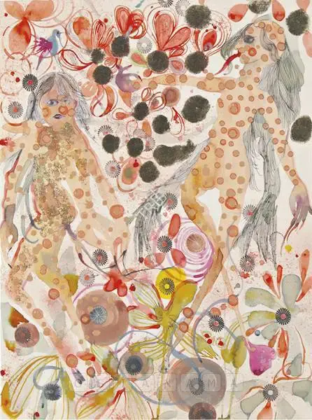 Rina Banerjee (Artist), With Verve The Creed And Language Of Others Sang High With Misfortune Disguised, 2007, Painting