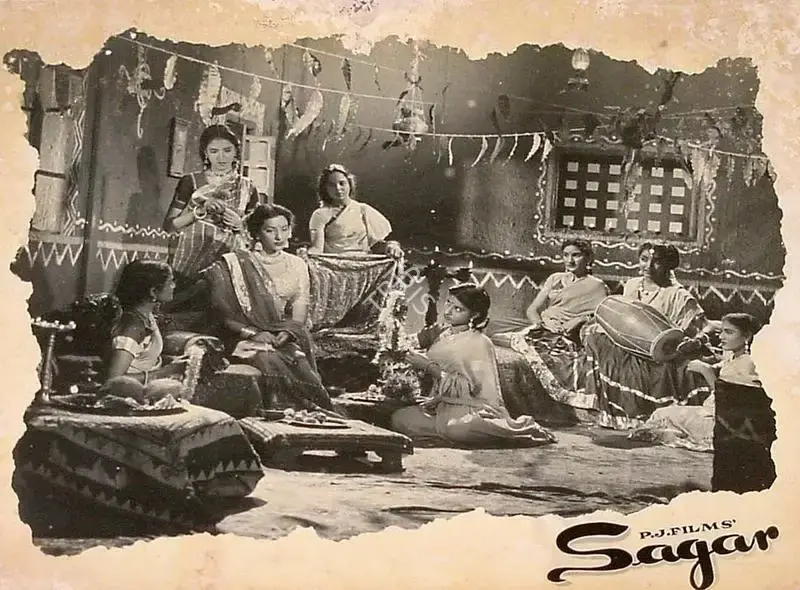 Jairaj (Producer), Sagar, 1951, Lobby Card