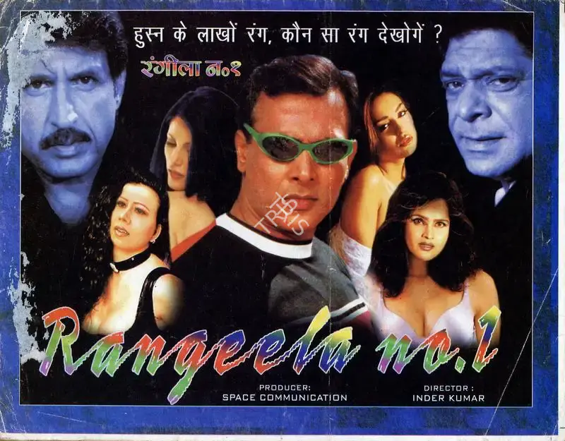Inder Kumar (Director), Rangeela No 1, 2003, Song-Synopsis Booklet