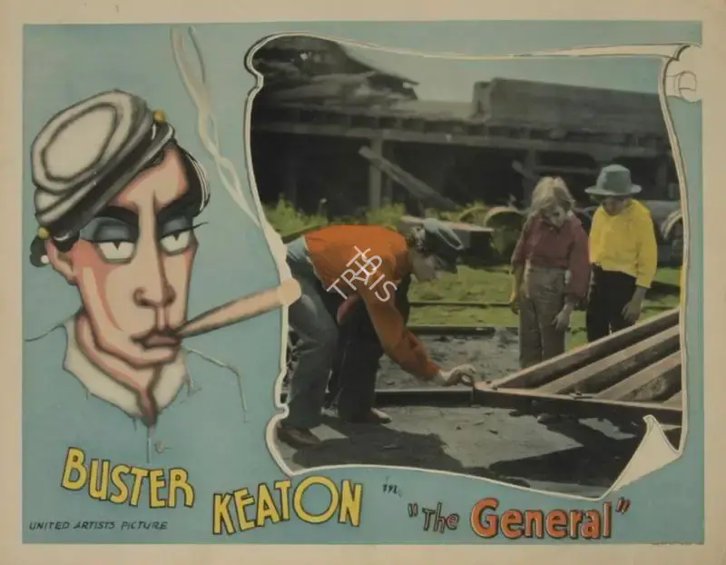 Clyde Bruckman (Director), The General, 1926, Lobby card