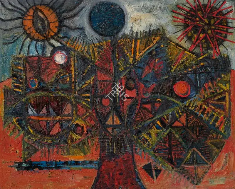 Avinash Chandra (Artist), Untitled, 1961, Painting