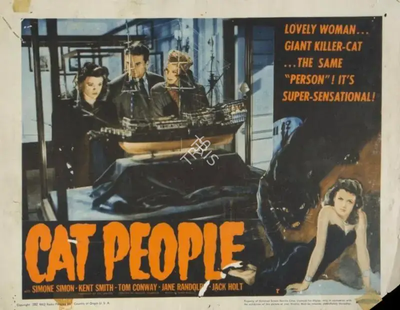 Nicholas Masuraca (Cinematographer), Cat People, 1942, Lobby Card