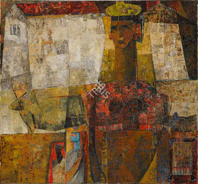 Ali, J. Sultan (Artist). Milk Maids, n.d. | Painting, So.NeY/21.03.22, 2022 · Sotheby's