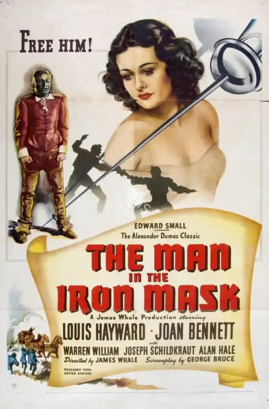 Edward Small (Producer), The Man in the Iron Mask, 1939, Poster
