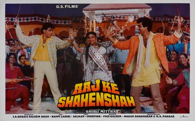 I.A. Desai (Producer), Aaj Ke Shahenshah, 1990, Lobby Card