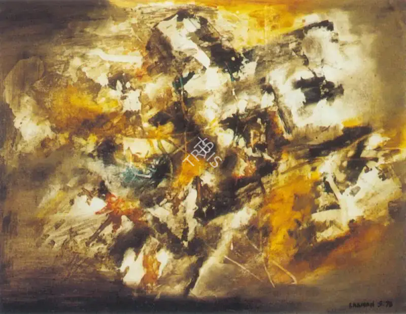 Laxman Shreshtha (Artist), Untitled, 1978, Painting