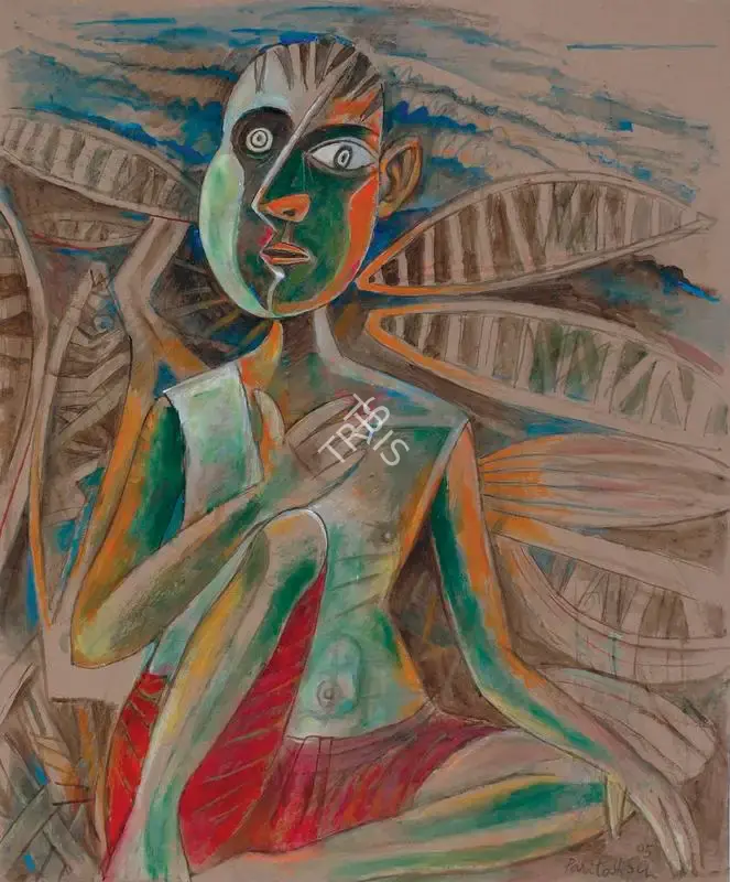 Paritosh Sen (Artist), Tsunami, 2005, Painting