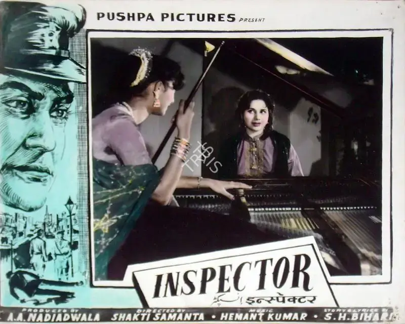 A.A. Nadiadwala (Producer), Inspector, 1956, Lobby Card
