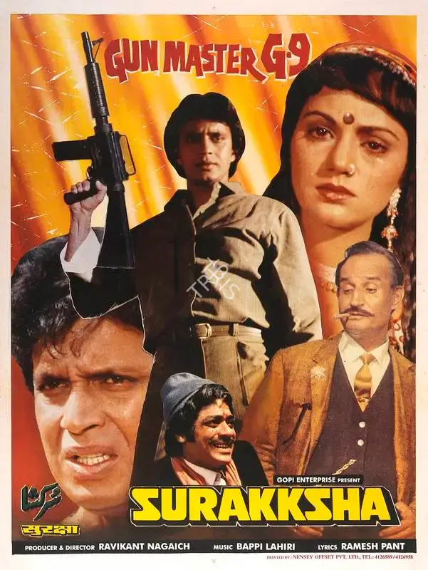 Raveekant Nagaich (Producer), Surakksha, 1979, Full Sheet Poster