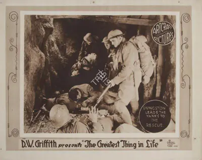 D.W. Griffith (Director), The Greatest Thing in Life, 1918, Lobby card