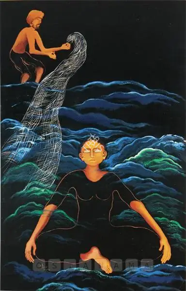 Arpana Caur (Artist), Love Net, 2000, Painting