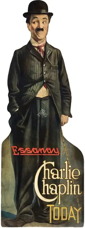 Unknown (Artist), A standee featuring Charlie Chaplin | Publicity Material | CinemaEducation | 00794975