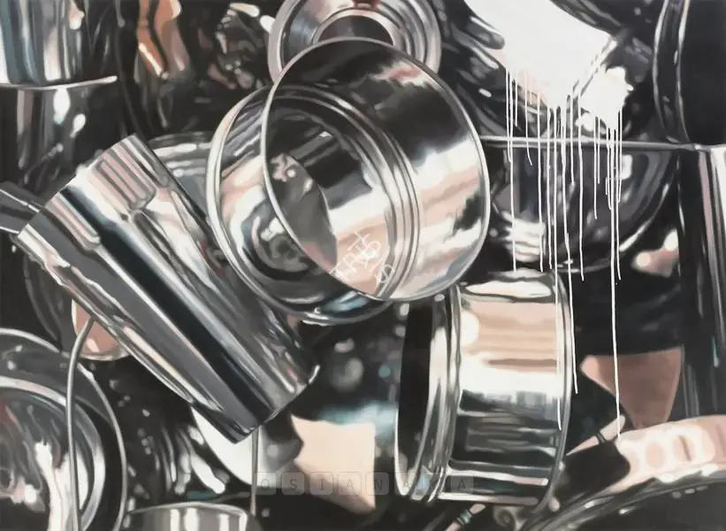 Subodh Gupta (Artist), Steal 1, 2007, Painting