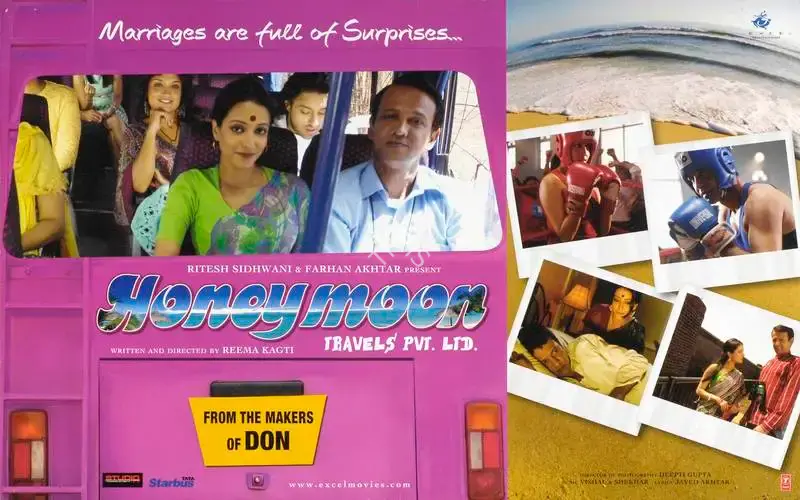 Farhan Akhtar (Producer), Honeymoon Travels Pvt Ltd, 2007, Lobby Card