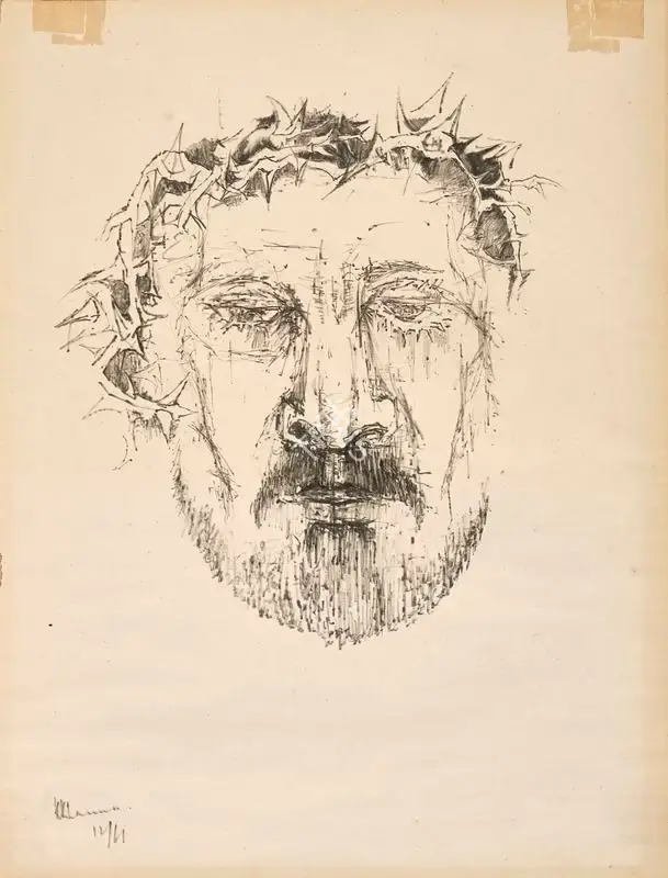 Krishen Khanna (Artist), Untitled, 1961, Drawing