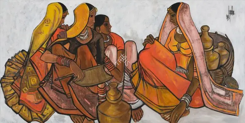 B. Prabha (Artist), Untitled, 1965, Painting