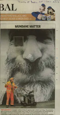 Mundane Matter, 2007, Newspaper Clipping