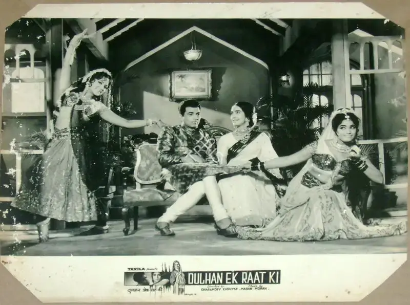 Rajendra Malone (Cinematographer), Dulhan Ek Raat Ki, 1966, Lobby Card