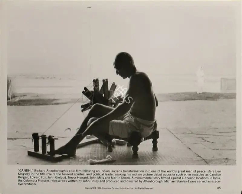 Ronnie Taylor (Cinematographer), Gandhi, 1982, Lobby Card