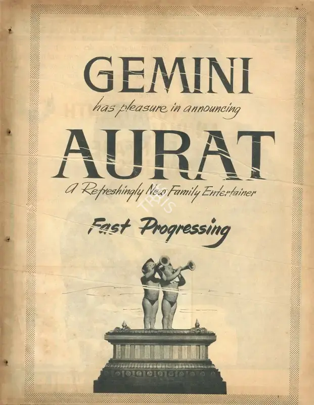 S.S. Balan (Producer), Aurat, 1967, Advertisement