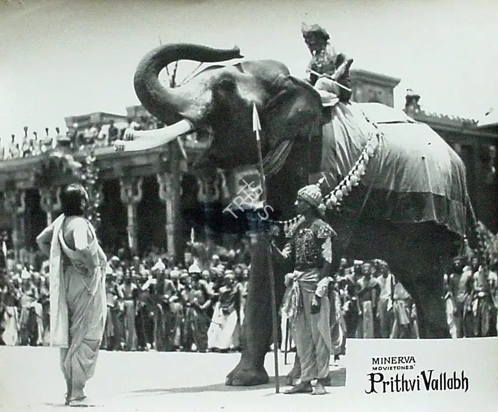 Sohrab Modi (Director), Prithvi Vallabh, 1943, Lobby Card