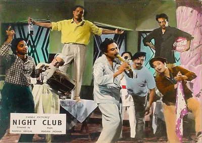 Naresh Saigal (Director), Night Club, 1958, Lobby Card