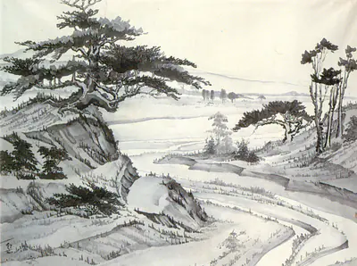 Gaganendranath Tagore (Artist), Landscape, Painting