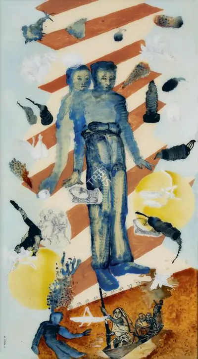 Nalini Malani (Artist), Nursery Tales - 2, 2008, Painting