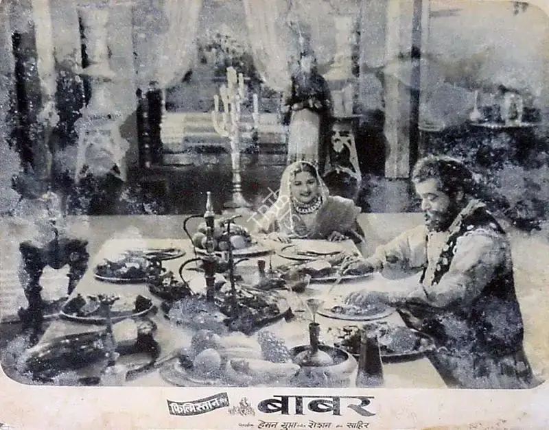 Vasant Beltangdi (Cinematographer), Babar, 1960, Lobby Card